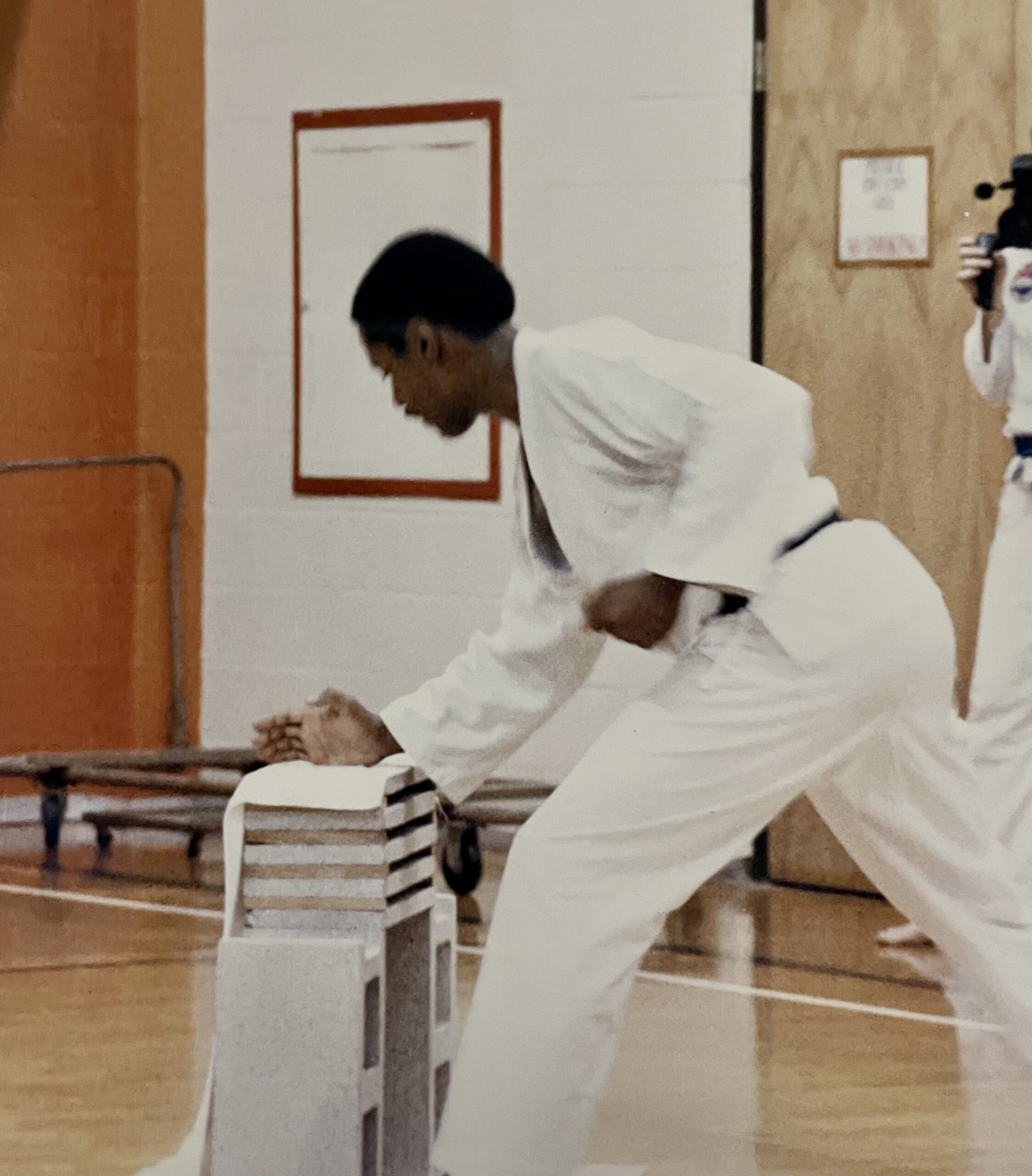 Oct 1996 - Jackson, MI - Junior Grand Master Rodgers testing for 5th Dan.