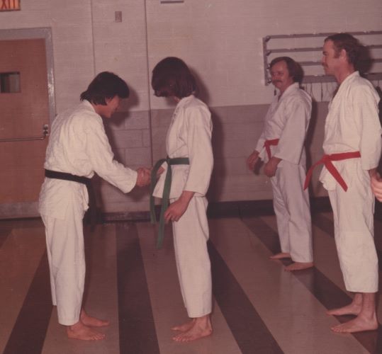 1976 - 1st Black Belt Test